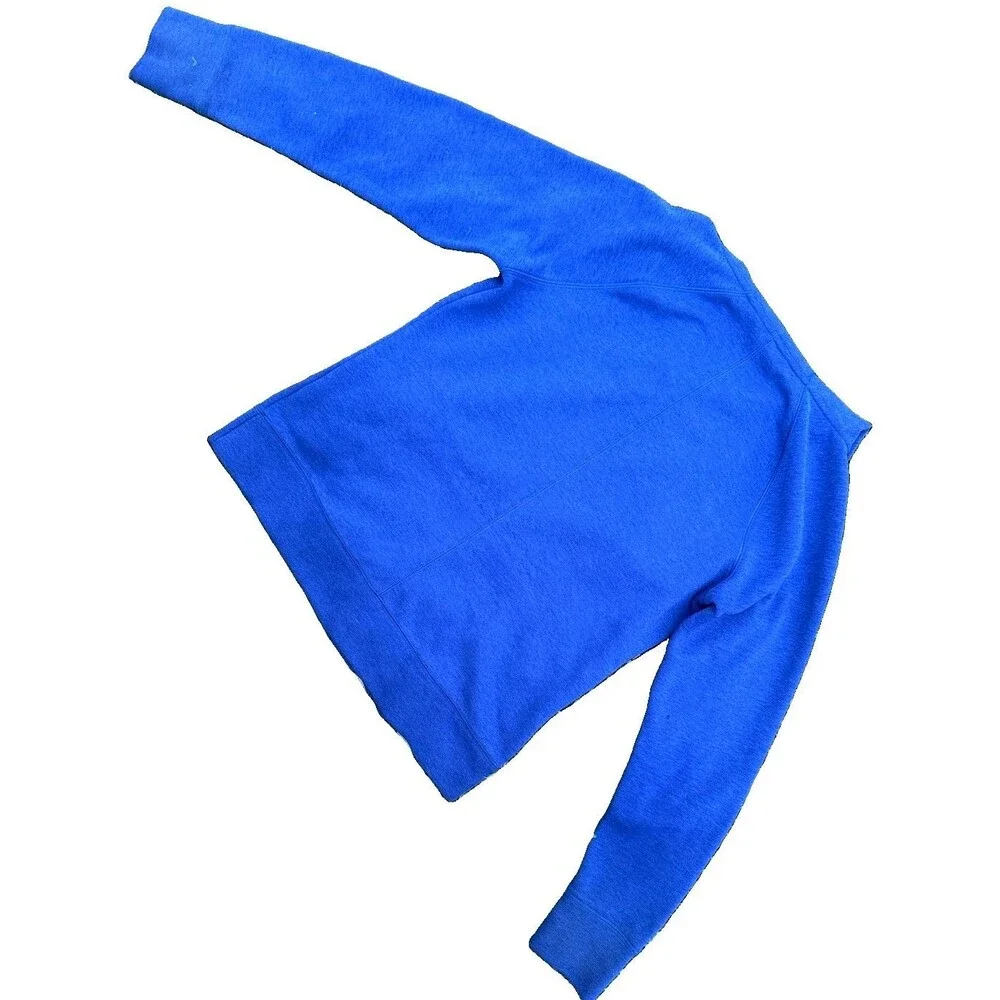 The North Face Hoodie Blue Pullover Fleece Kangaroo Pocket Unisex Adult Large